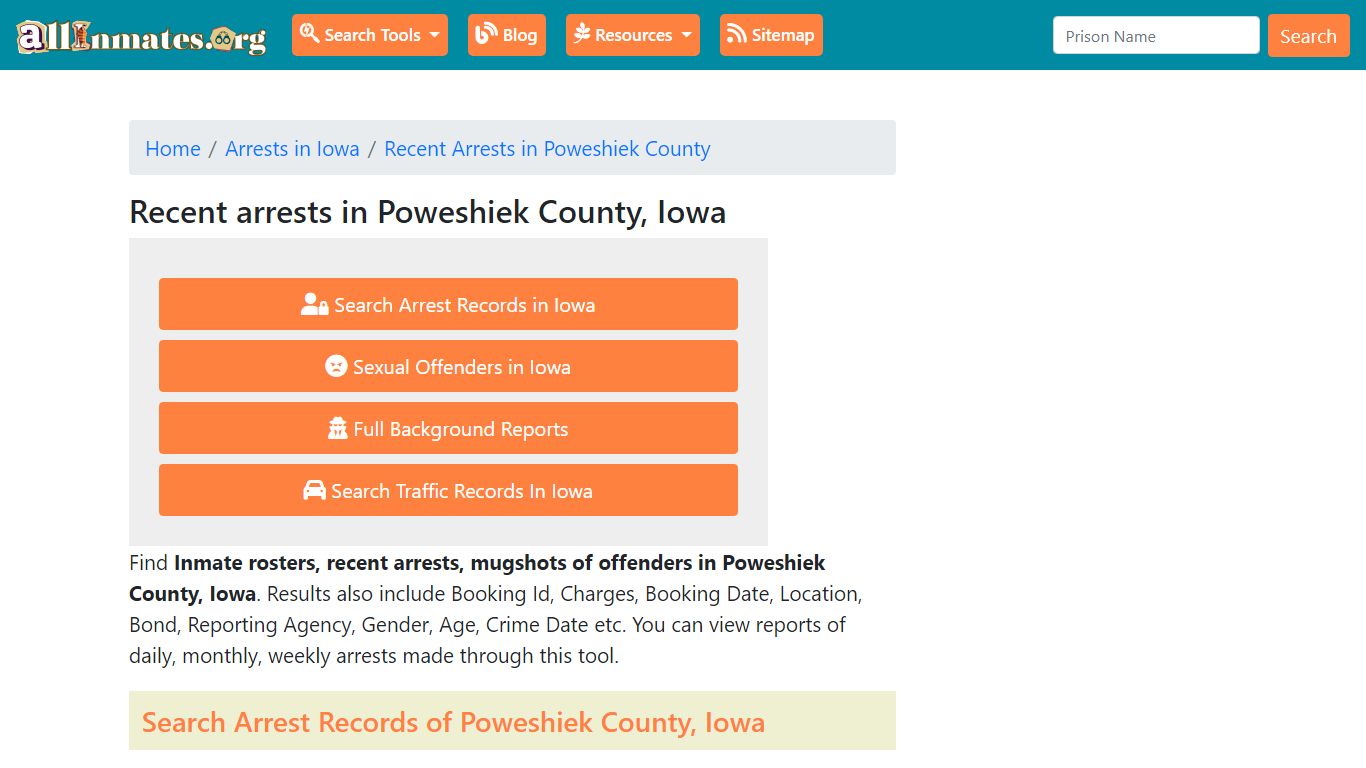 Recent arrests in Poweshiek County, Iowa | Mugshots, Rosters, Inmates ...